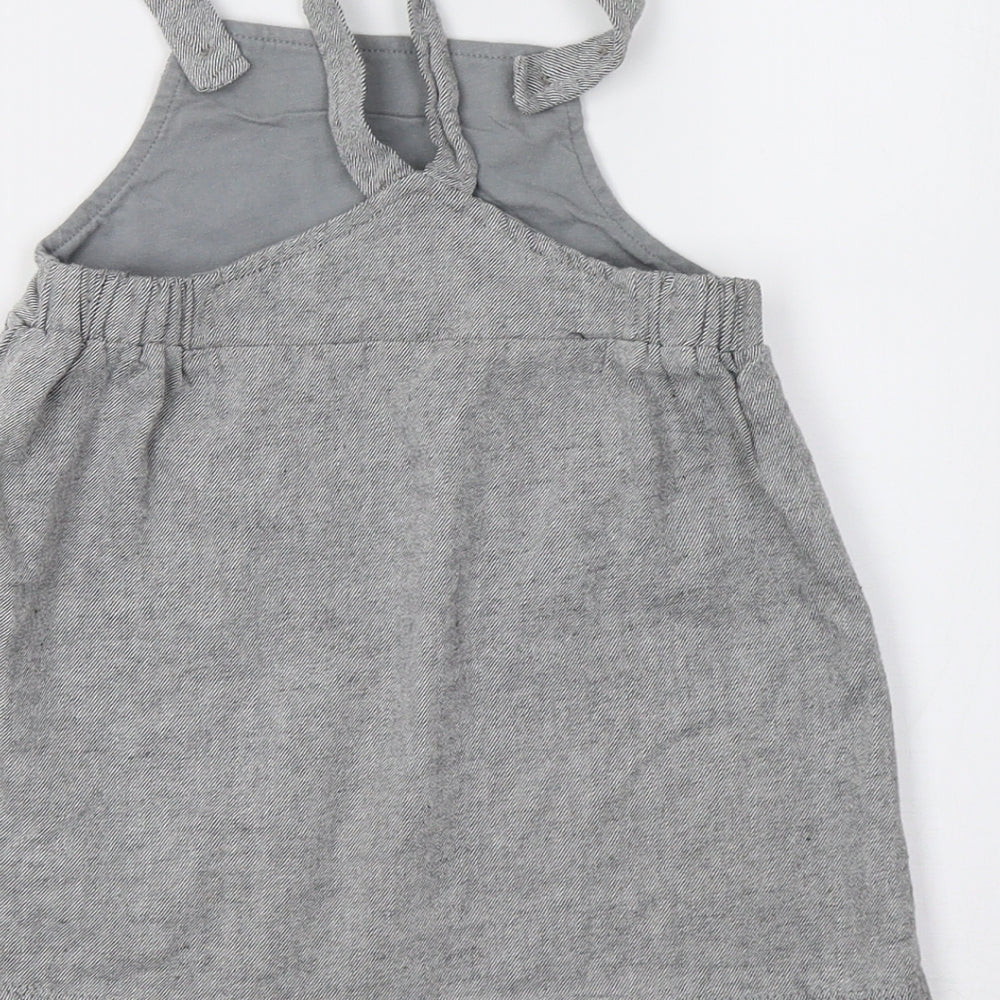 Sainsburys Girls Grey   A-Line  Size 18-24 Months