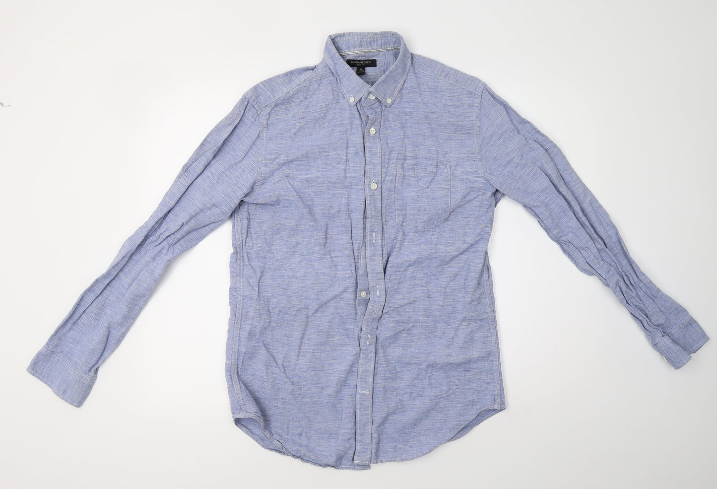 Banana Republic Mens Blue    Dress Shirt Size M
