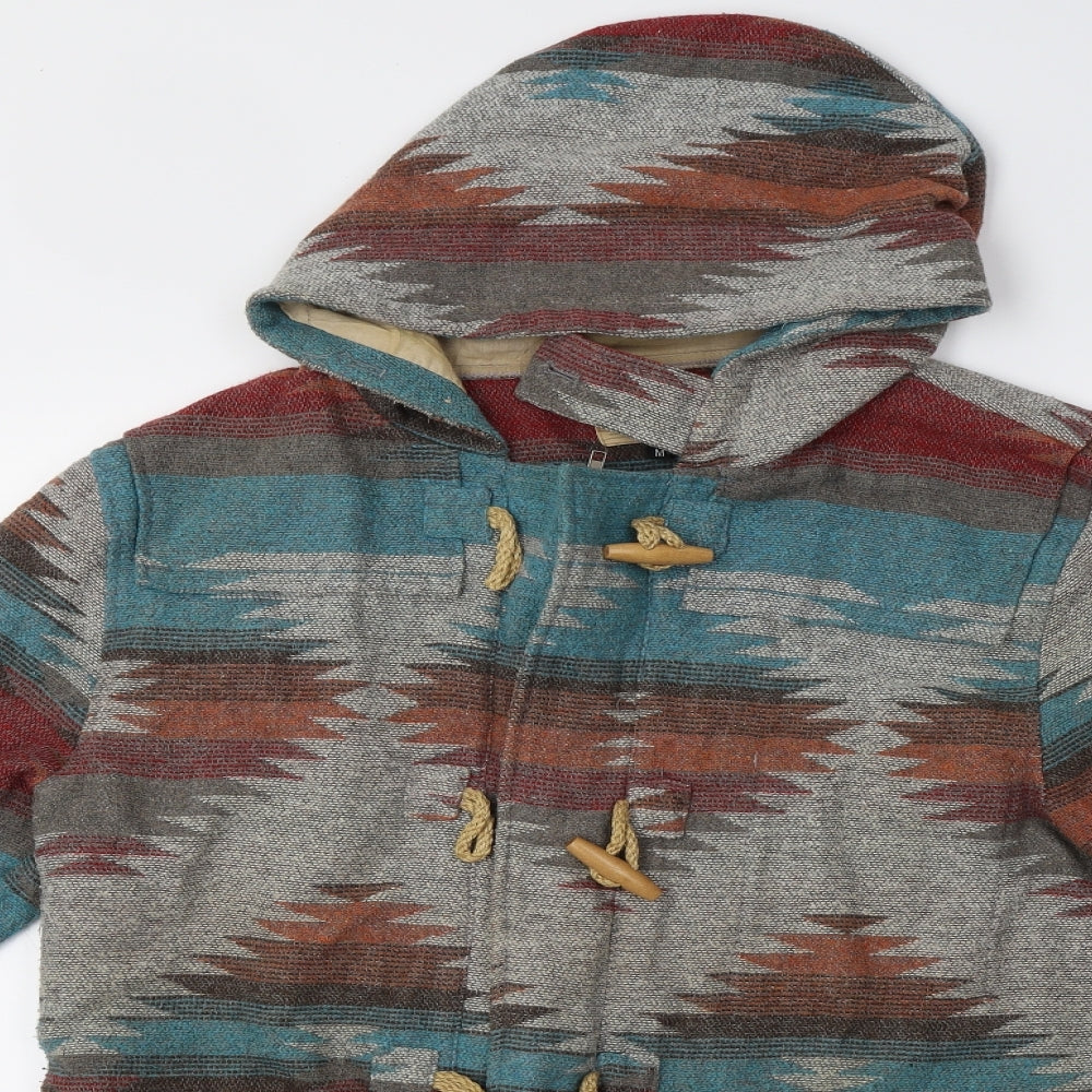Cloak & Dagger Womens Grey Camouflage  Jacket Coatigan Size M