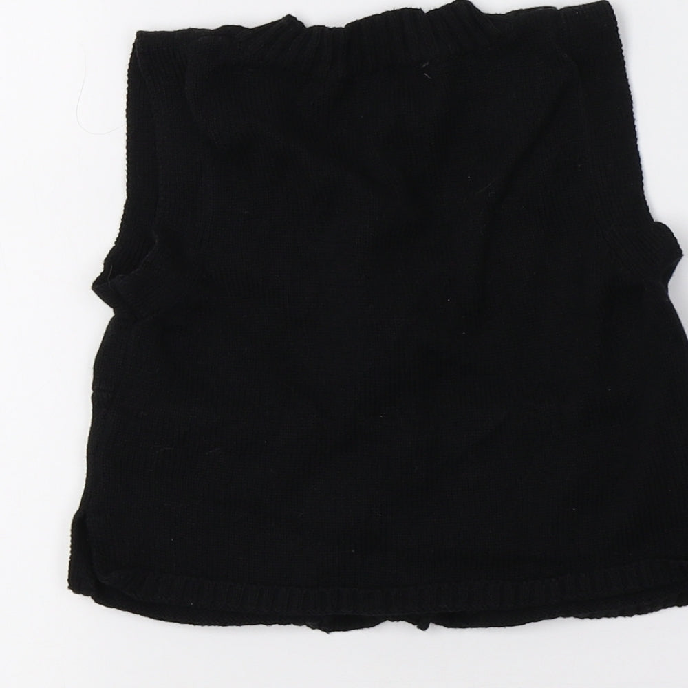 Crossroads Womens Black  Knit Cardigan Jumper Size S  - cropped