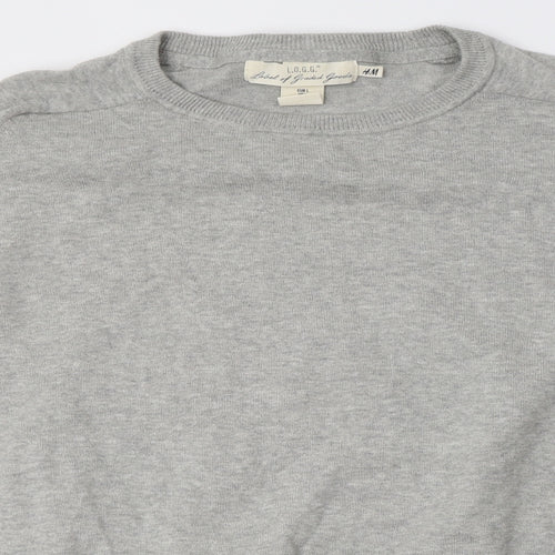 H&M Womens Grey   Pullover Sweatshirt Size L