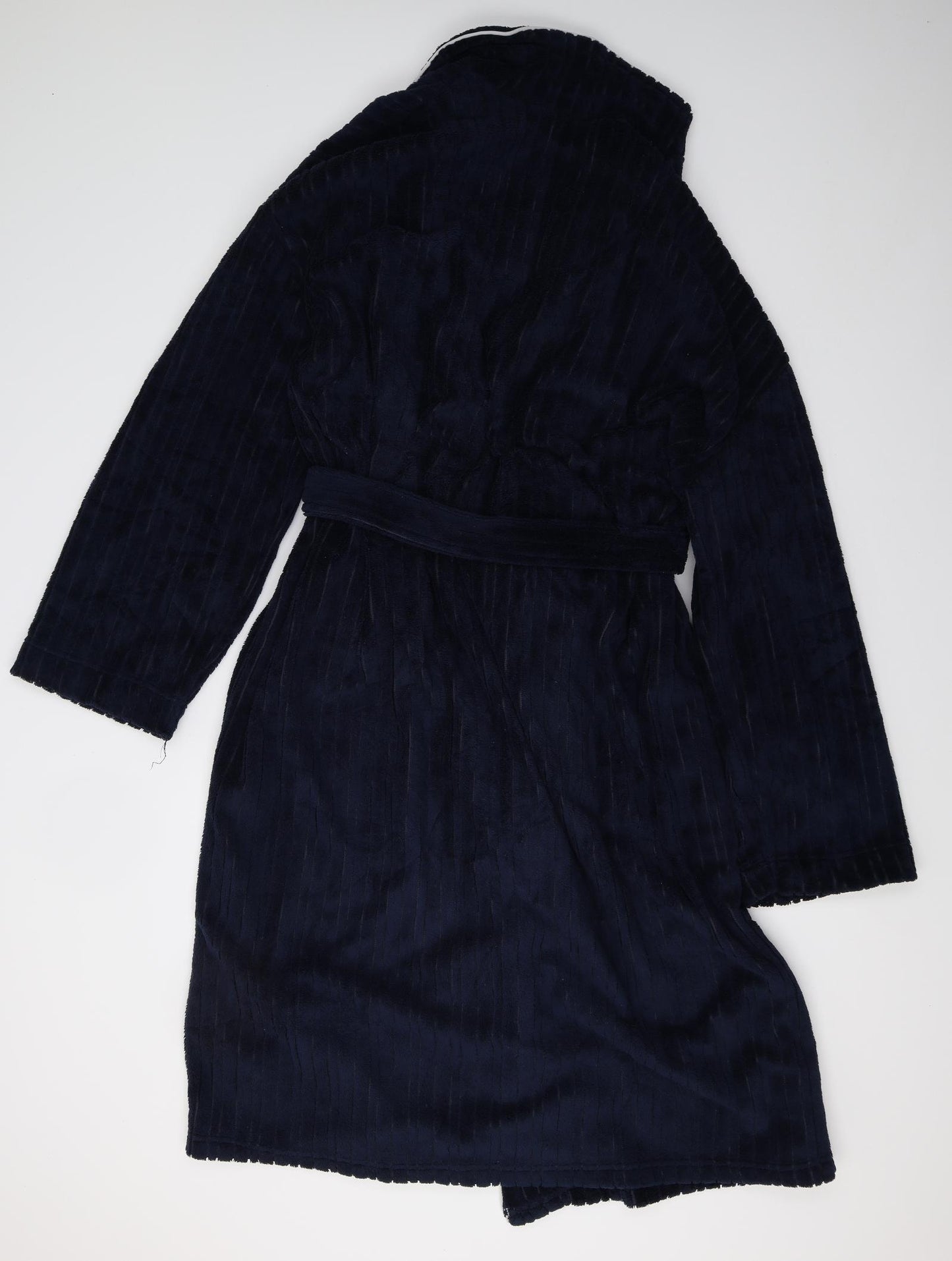 Majestic Mens Blue  Fleece  Gown Size L