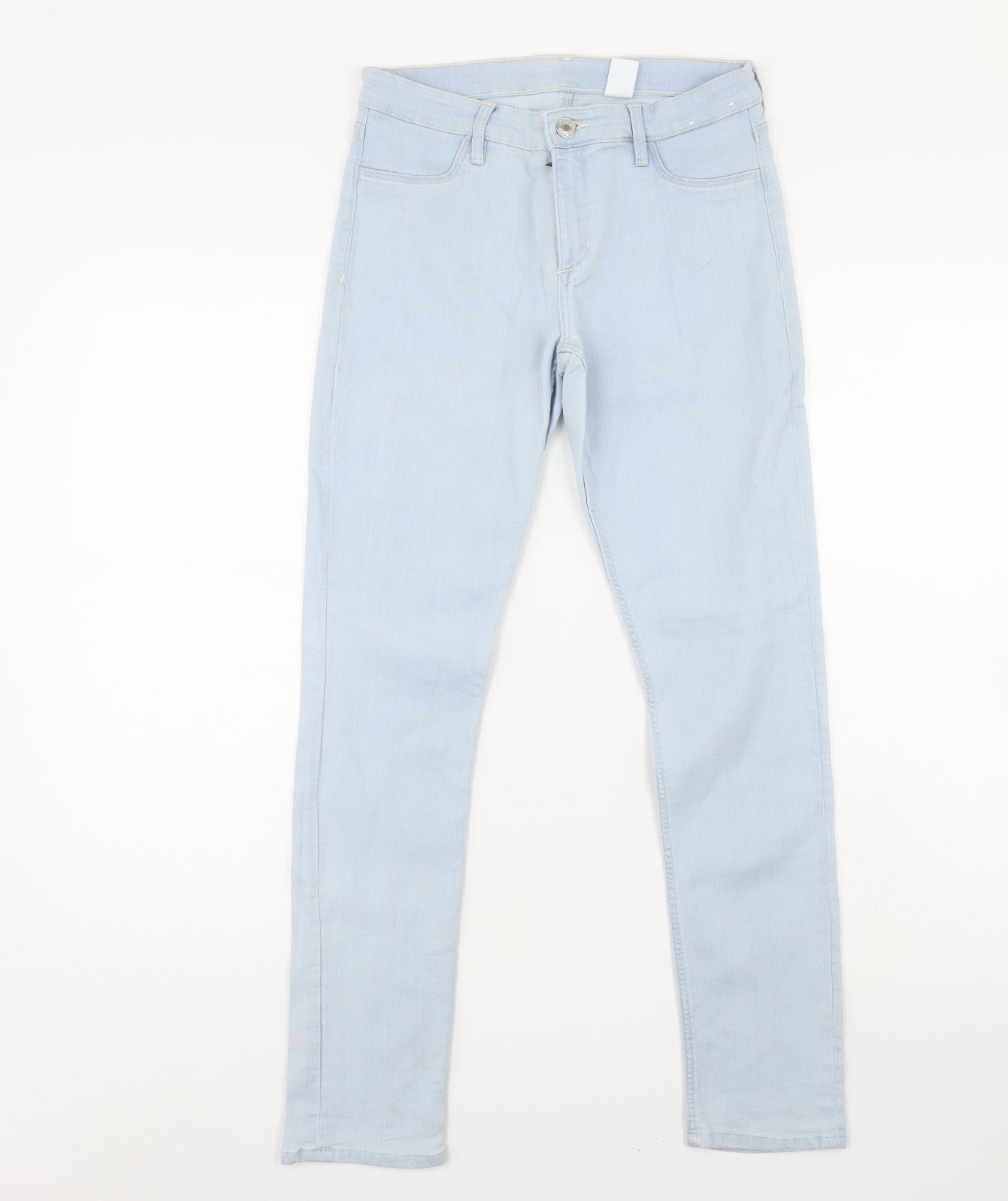 Preworn Girls Blue  Denim Skinny Jeans Size 12 Years