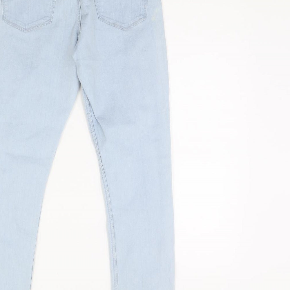 Preworn Girls Blue  Denim Skinny Jeans Size 12 Years