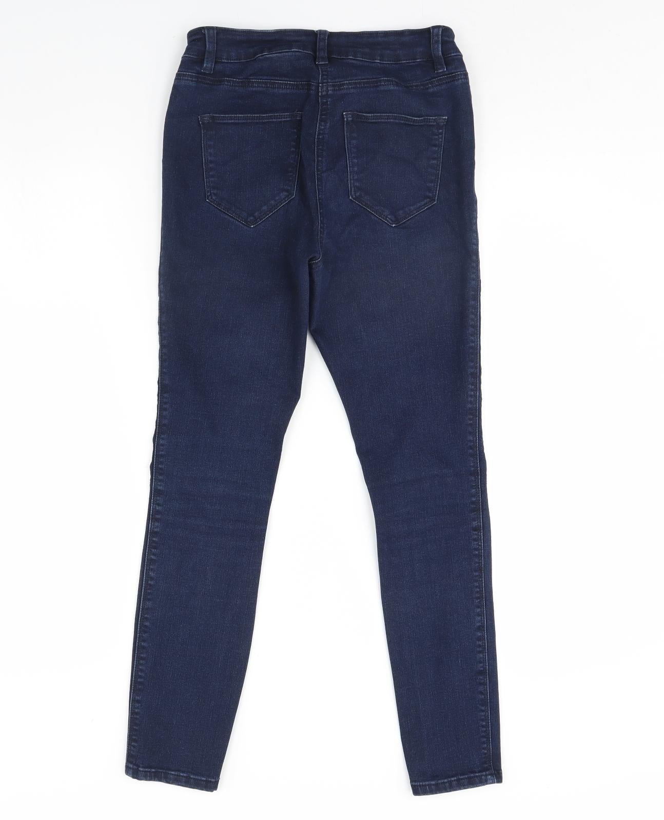 NEXT Womens Blue  Denim Skinny Jeans Size 10 L27 in