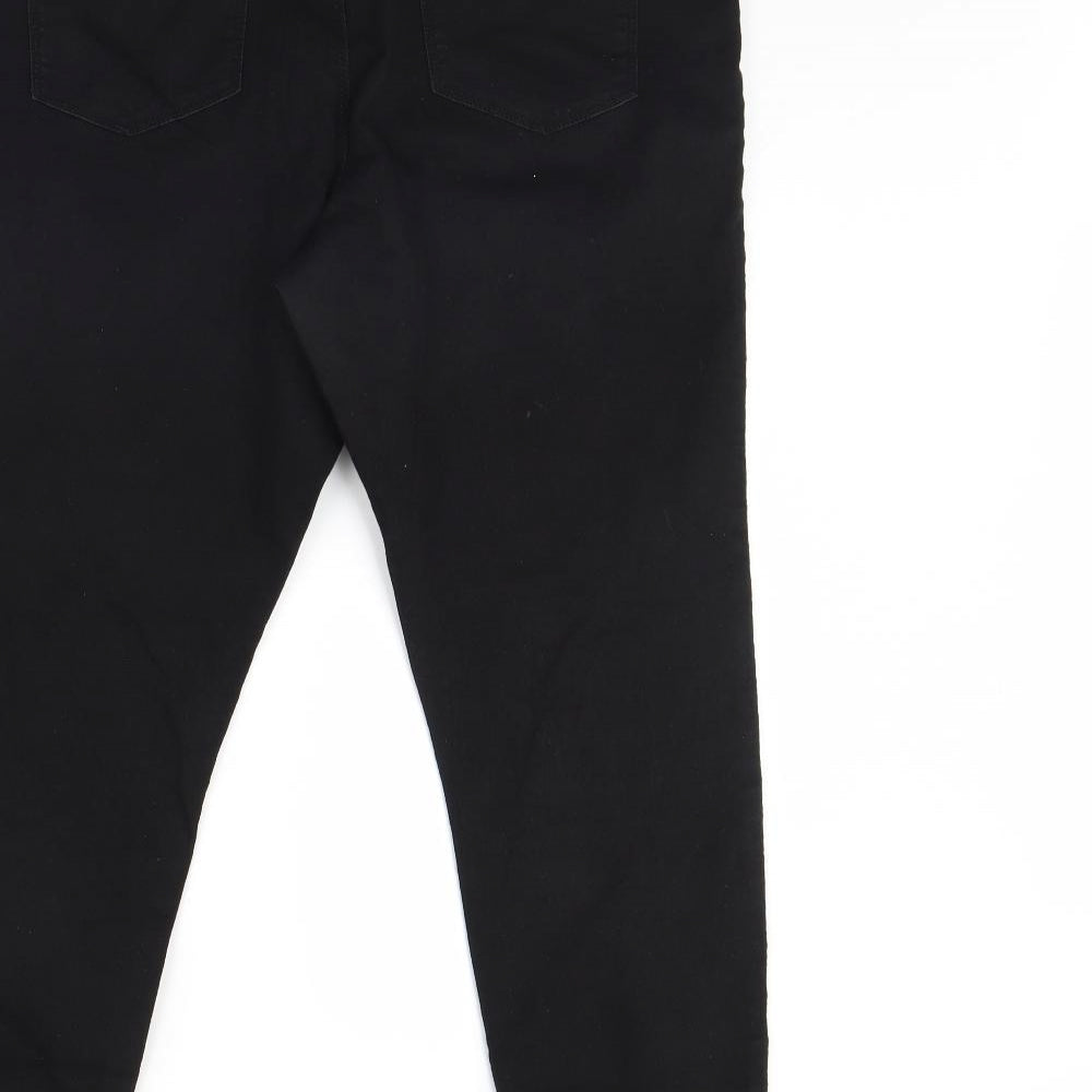 Pep & co Womens Black  Denim Skinny Jeans Size 18 L28 in