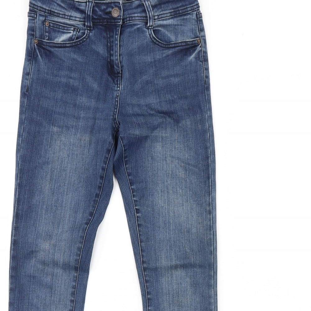 NEXT Womens Blue  Denim Skinny Jeans Size 6 L28 in