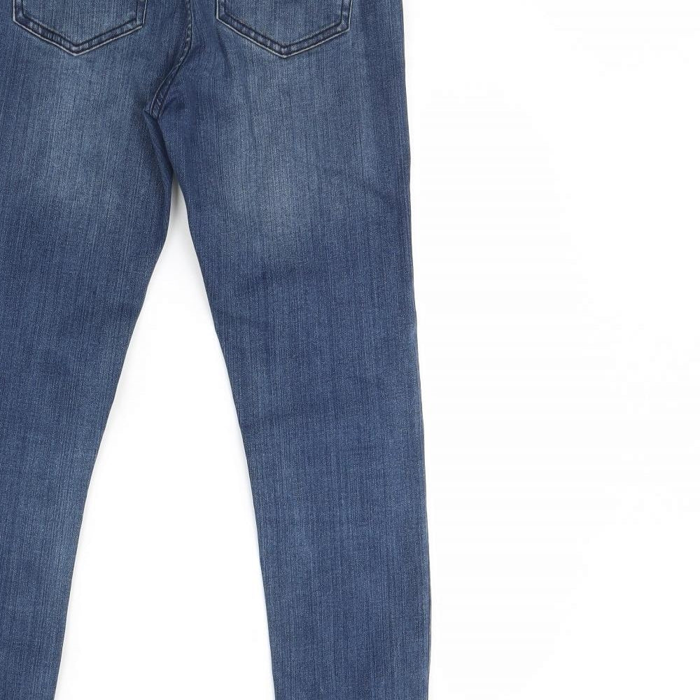NEXT Womens Blue  Denim Skinny Jeans Size 6 L28 in
