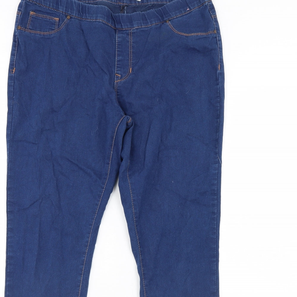 NEXT Womens Blue  Denim Jegging Jeans Size 16 L30 in