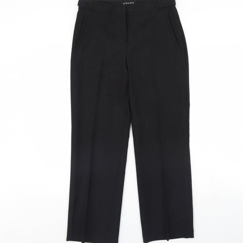 Peacocks Womens Black   Dress Pants Trousers Size 10 L30 in