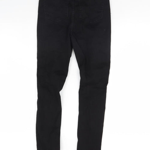 pretty little Thing Womens Black  Denim Skinny Jeans Size 8 L28 in