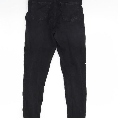 F&F Womens Black  Denim Skinny Jeans Size 8 L29 in
