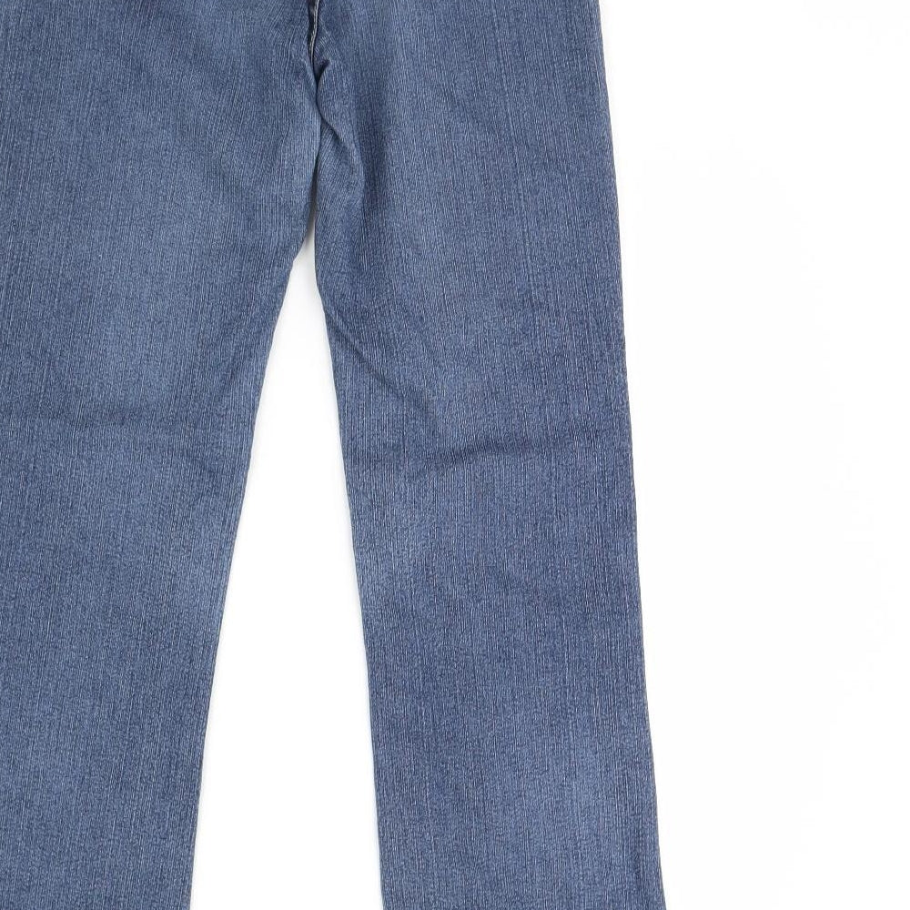 Hula Womens Blue  Denim Bootcut Jeans Size 10 L32 in