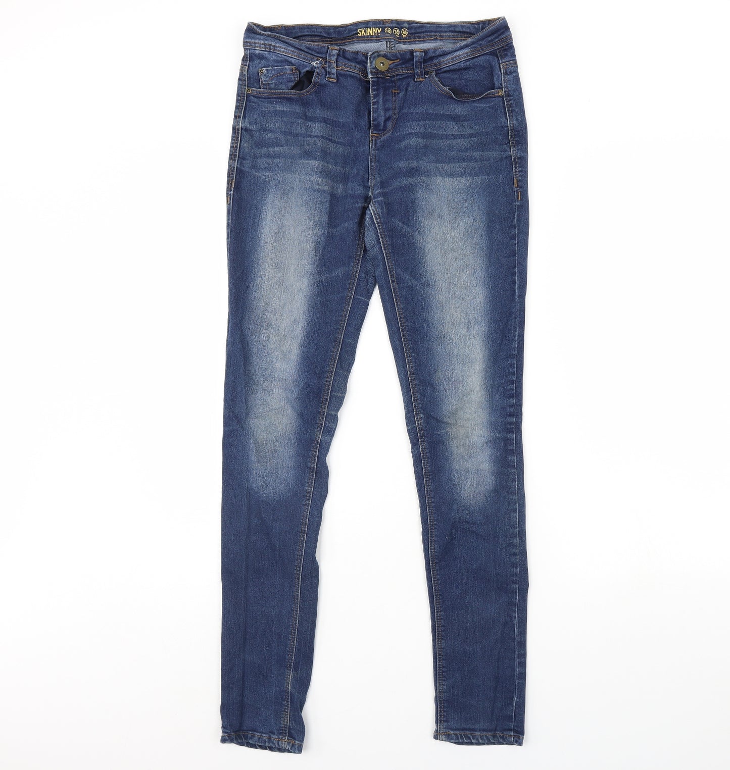 Skinny Womens Blue  Denim Skinny Jeans Size 10 L30 in
