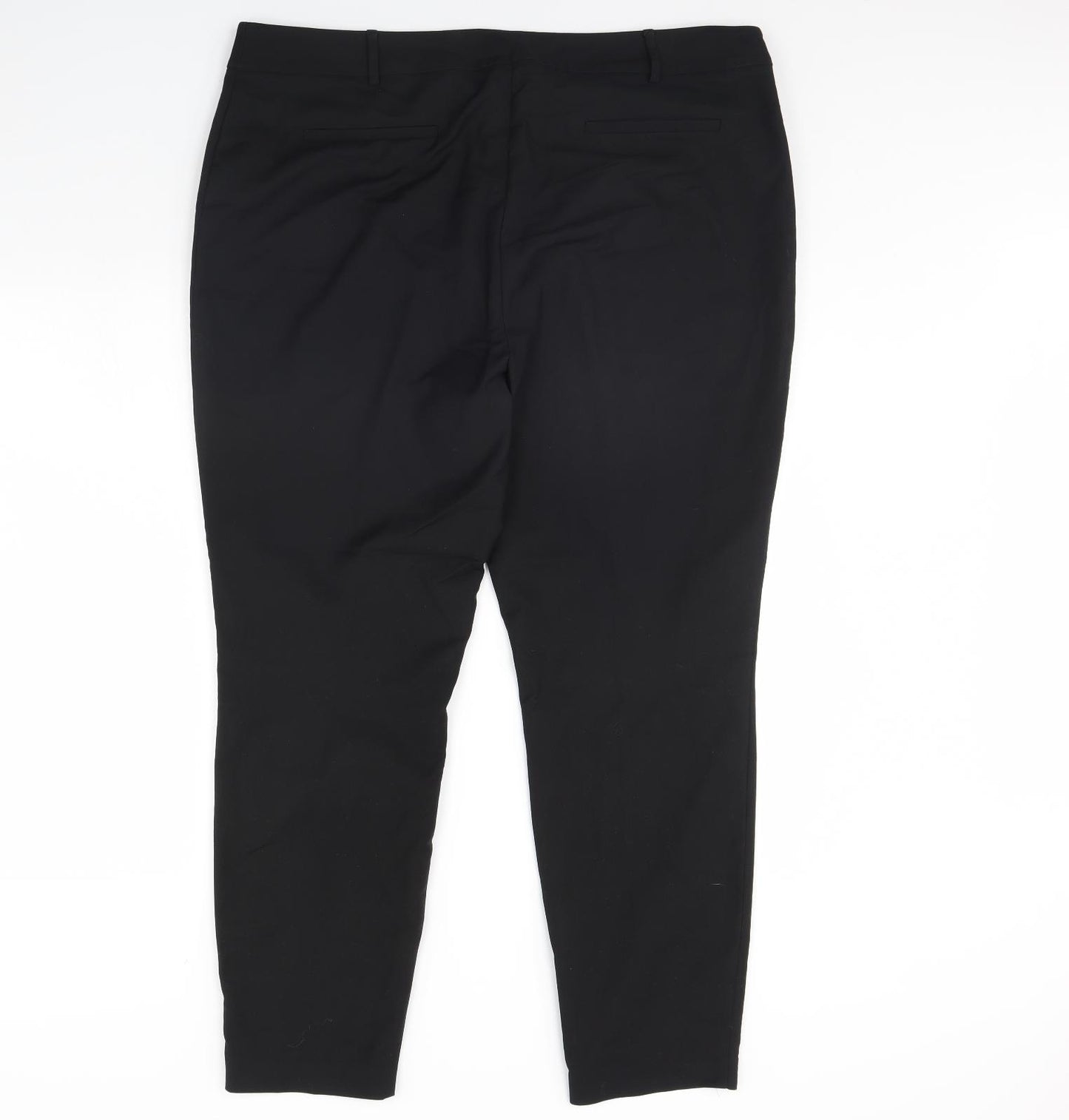 Papaya Womens Black   Trousers  Size 20 L30 in