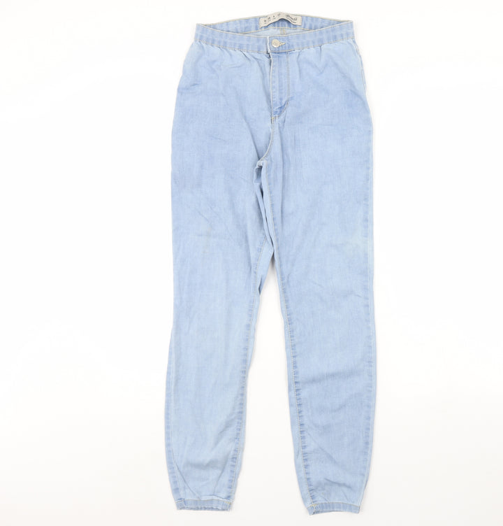 Denim & Co. Womens Blue Denim Skinny Jeans Size 10 L29 in