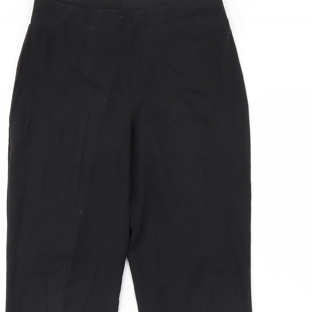 Anista Womens Black   Trousers  Size 12 L29 in