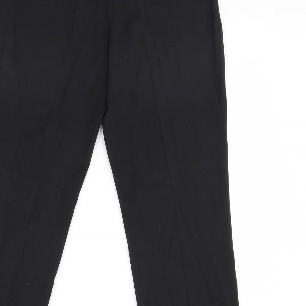 Anista Womens Black   Trousers  Size 12 L29 in