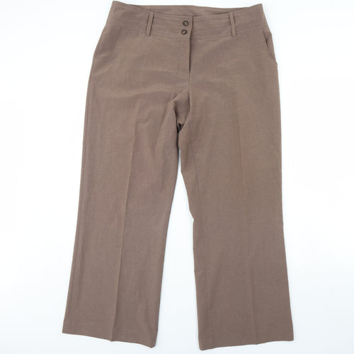 Preworn Womens Brown   Trousers  Size 38 L30 in