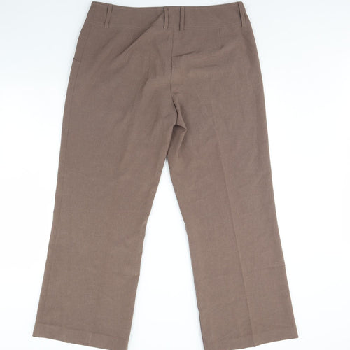 Preworn Womens Brown   Trousers  Size 38 L30 in