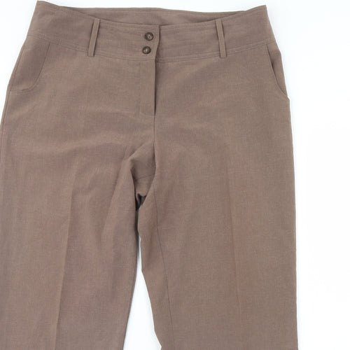 Preworn Womens Brown   Trousers  Size 38 L30 in
