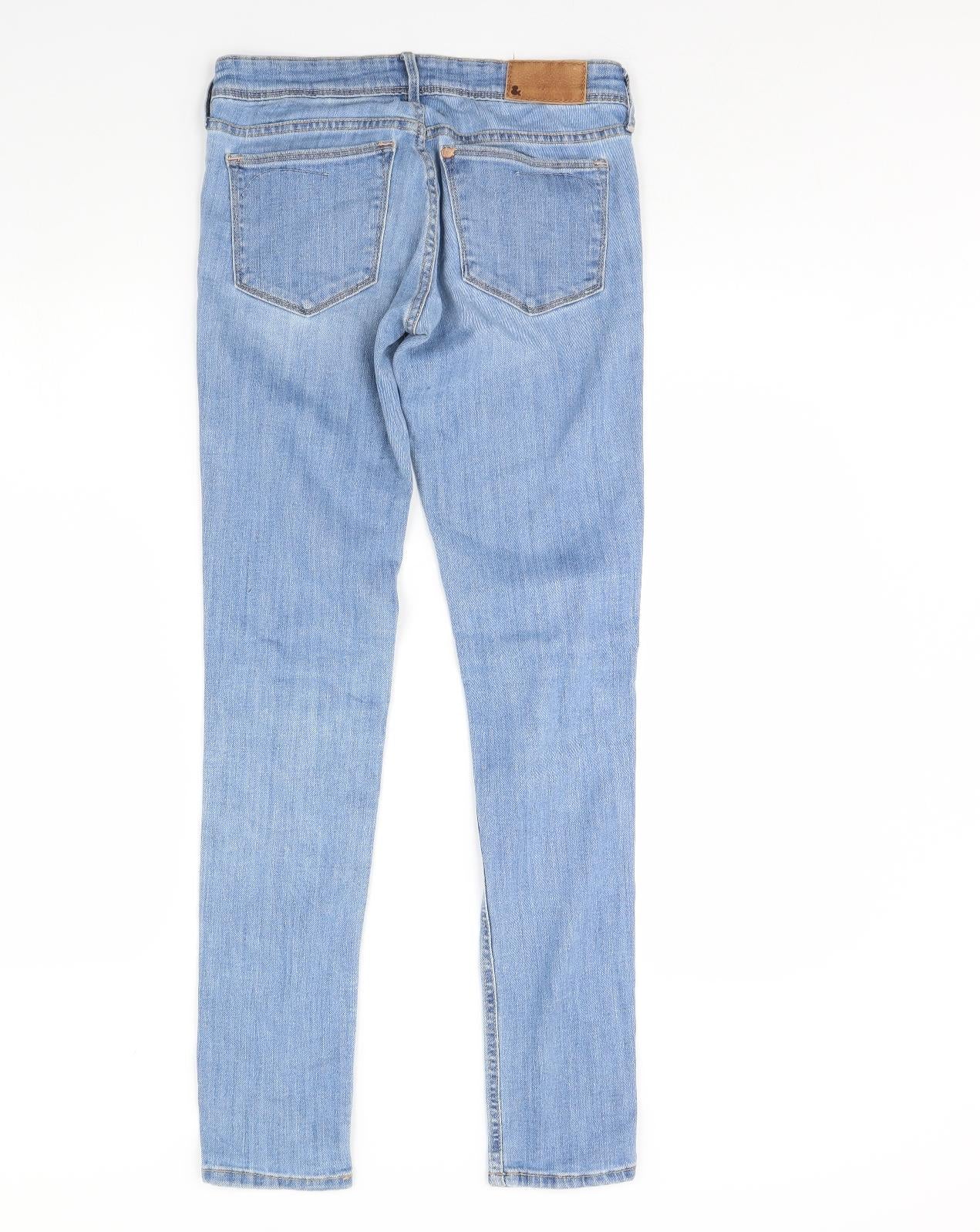 Preworn Womens Blue   Straight Jeans Size 26 in L32 in