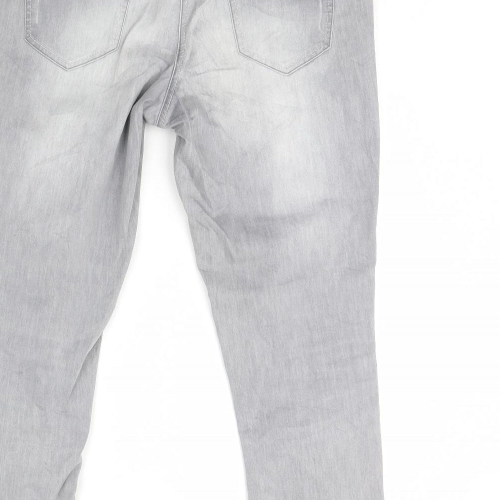 Cecil Womens Grey  Denim Straight Jeans Size 36 in L30 in