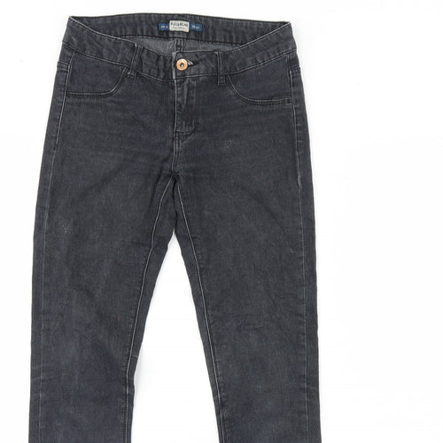 Pull&Bear Womens Black  Denim Skinny Jeans Size 8 L29 in