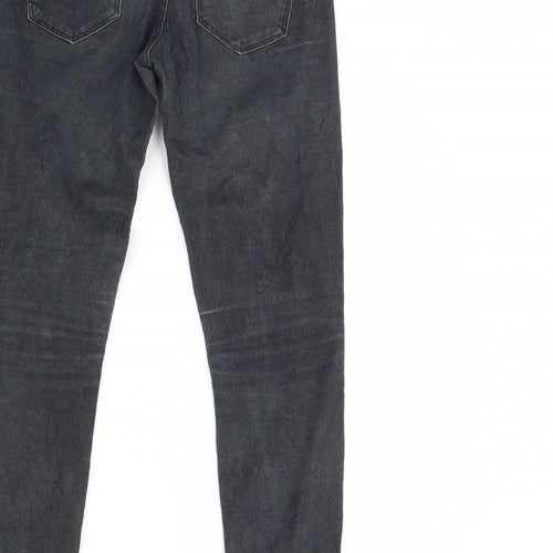 Pull&Bear Womens Black  Denim Skinny Jeans Size 8 L29 in