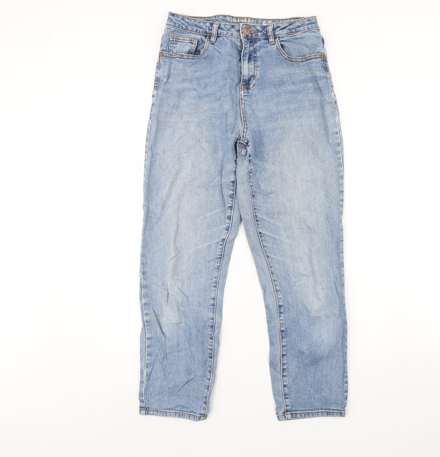 Noisy may Womens Blue  Denim Straight Jeans Size 26 in L32 in