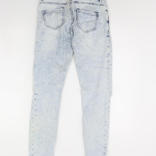 Denim & Co. Womens Blue  Denim Skinny Jeans Size 8 L30 in