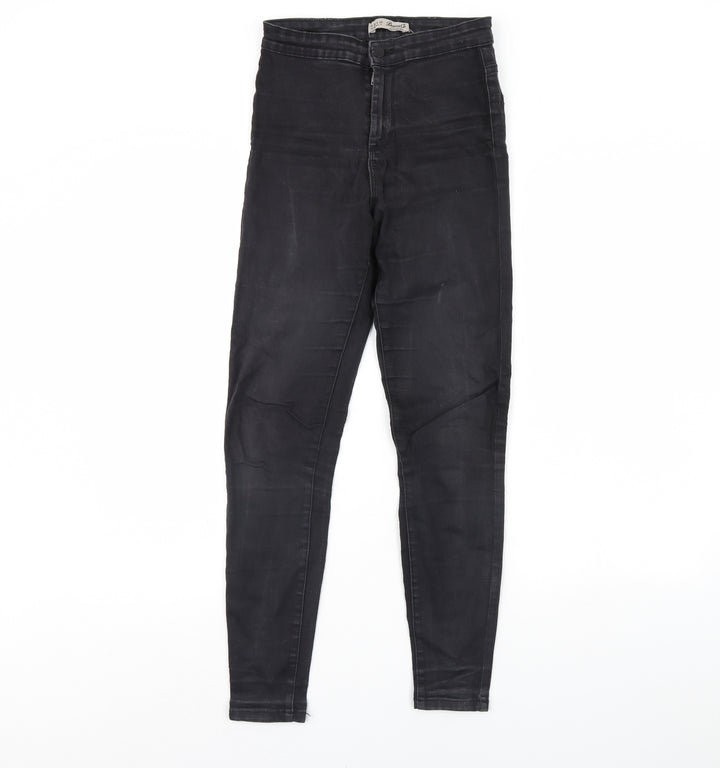 Denim & Co. Womens Black Denim Skinny Jeans Size 8 L29 in