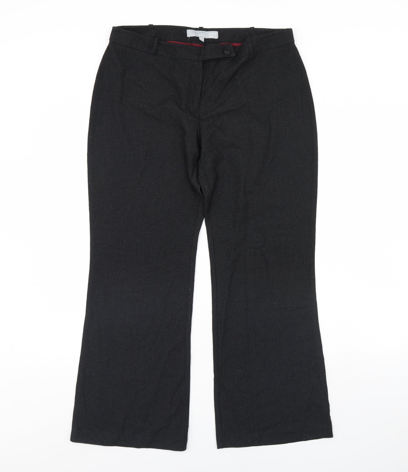 NEXT Womens Black   Bloomer Trousers Size 14 L30 in