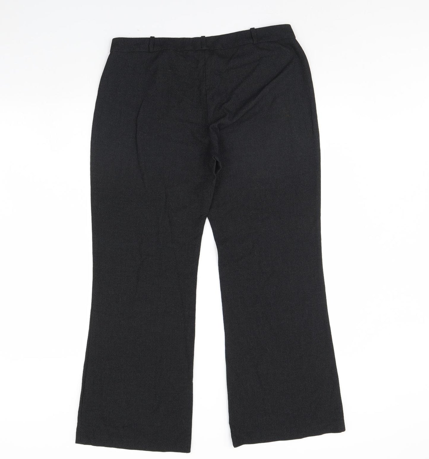 NEXT Womens Black   Bloomer Trousers Size 14 L30 in