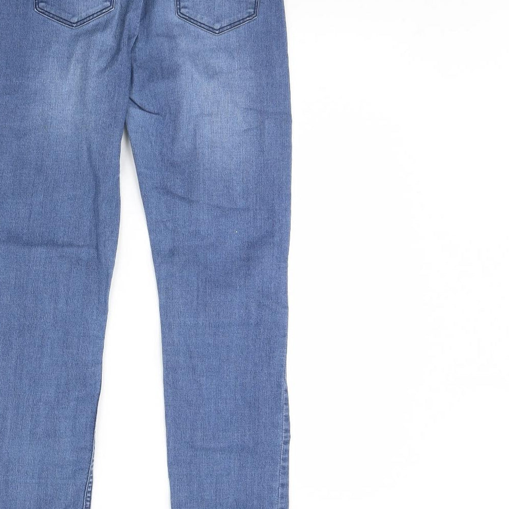 Preworn Girls Blue  Denim Skinny Jeans Size 14 Years