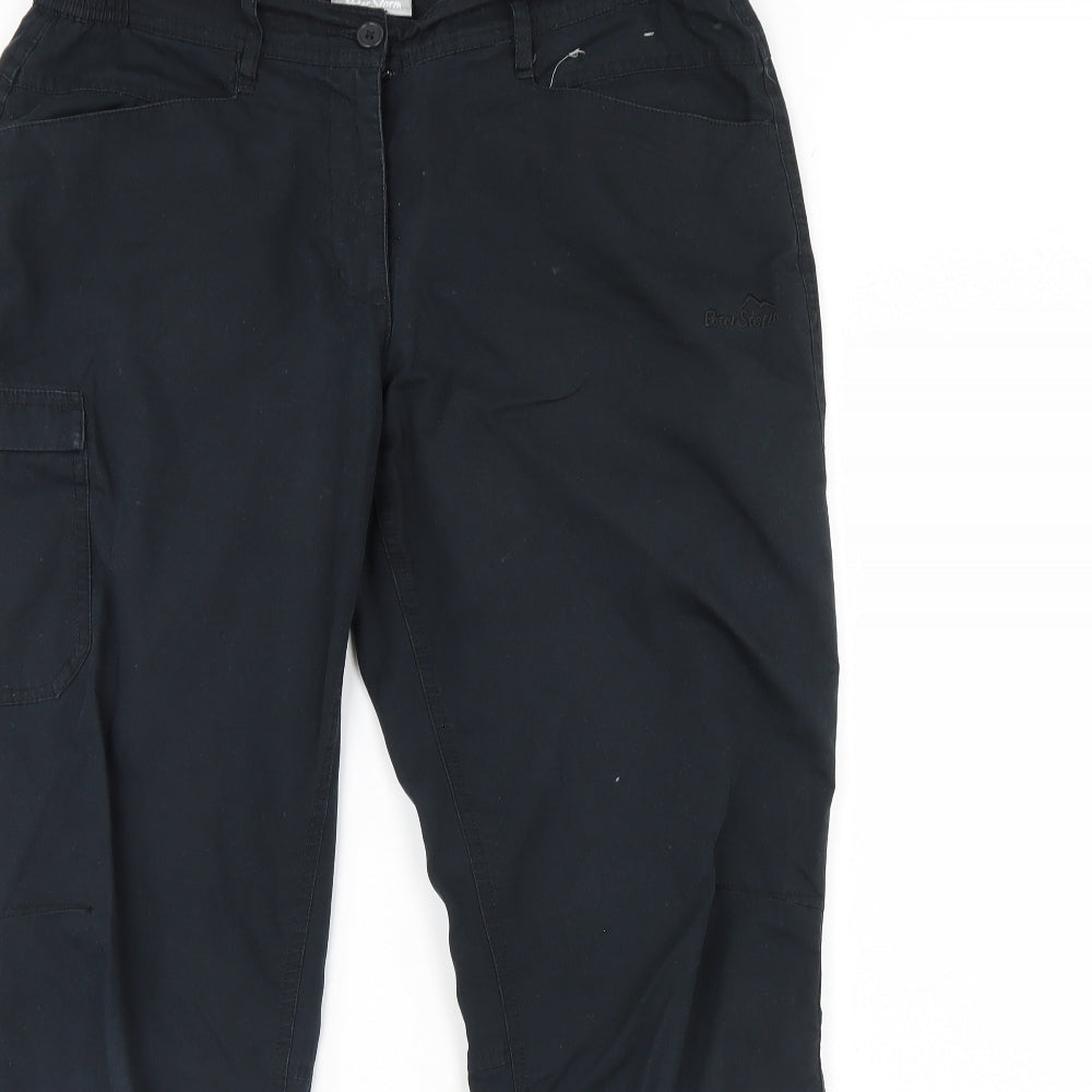 Peter Storm Womens Black   Trousers  Size 12 L30 in
