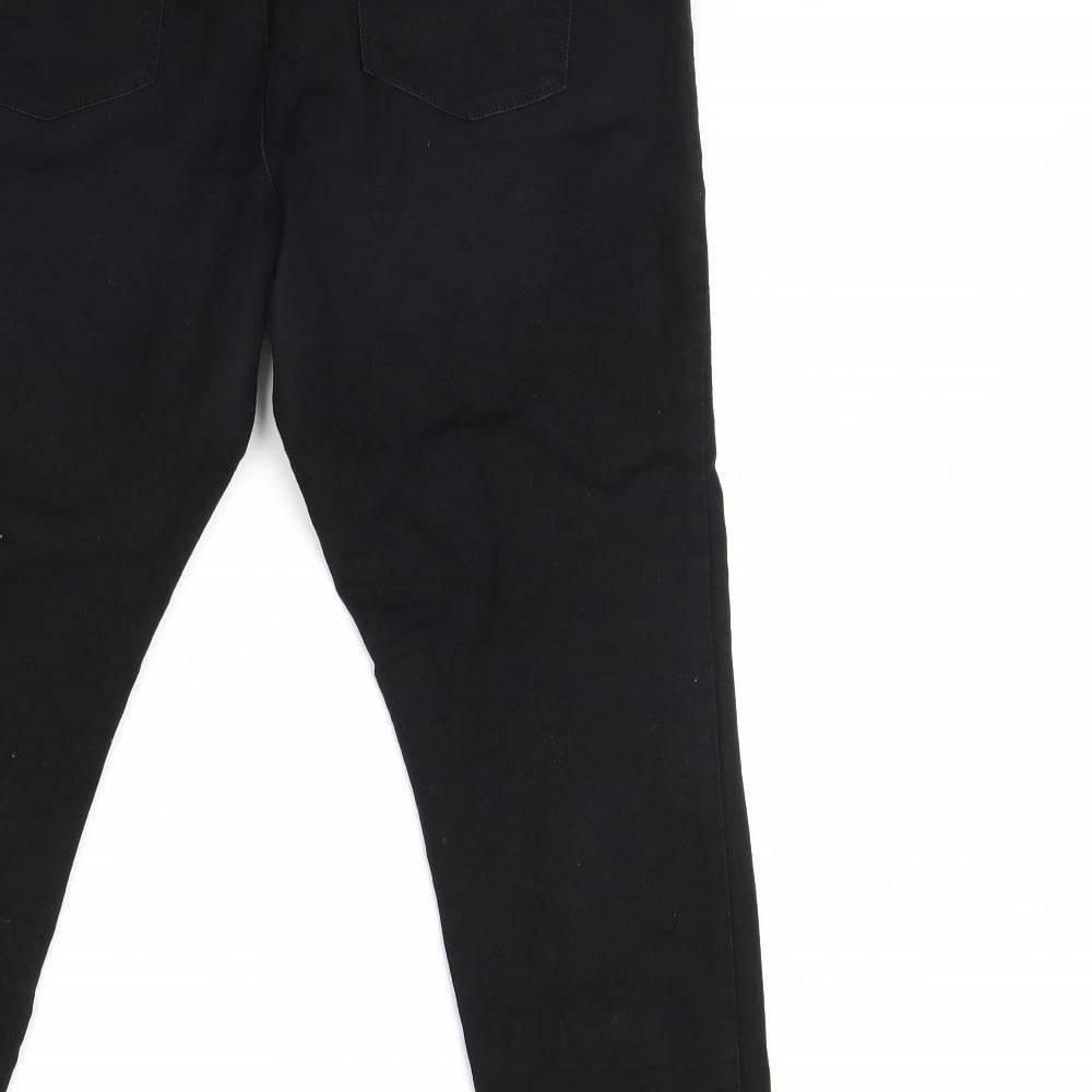 Pep & co Womens Black  Denim Skinny Jeans Size 18 L30 in