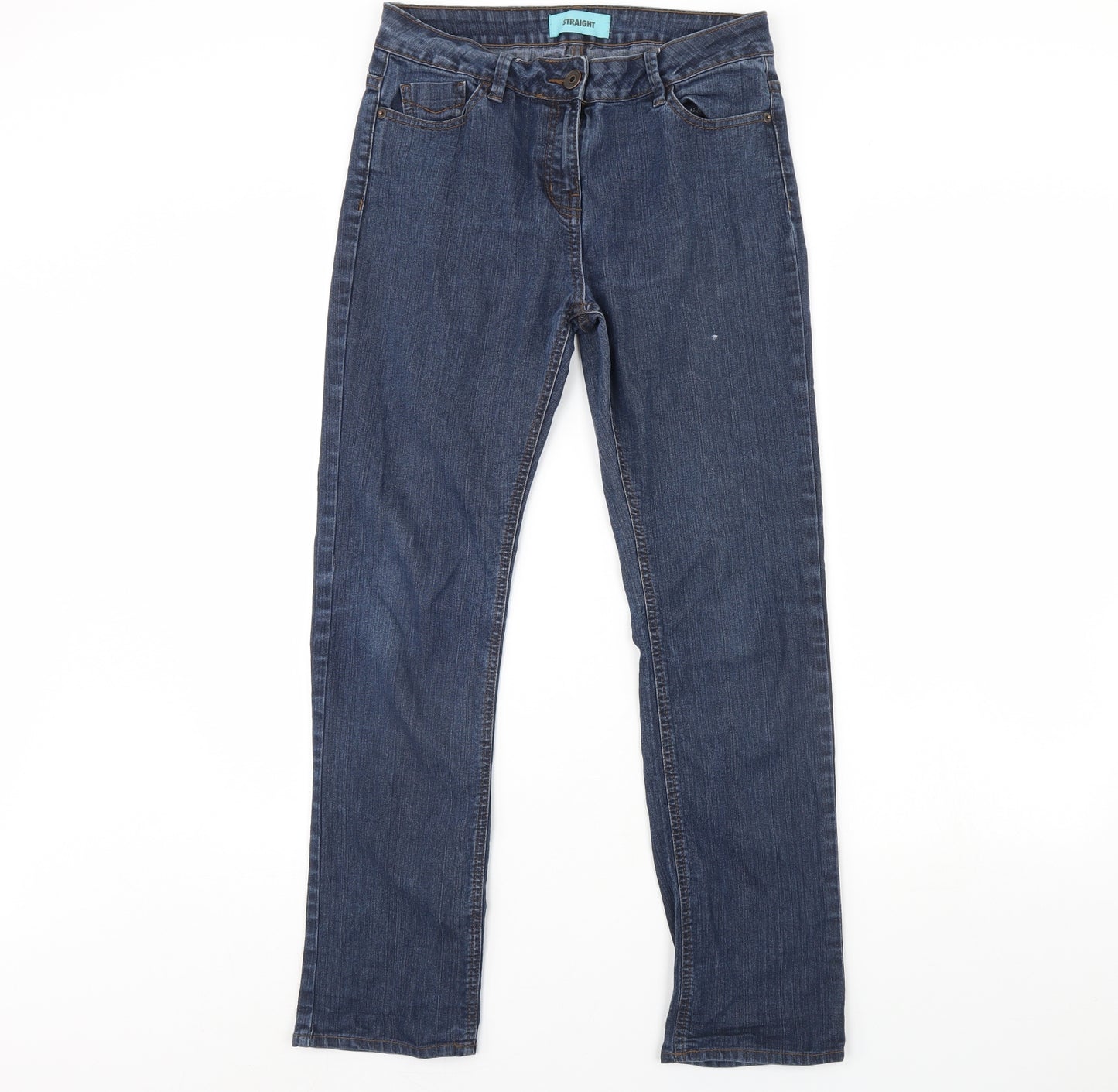George Womens Blue  Denim Straight Jeans Size 10 L28 in