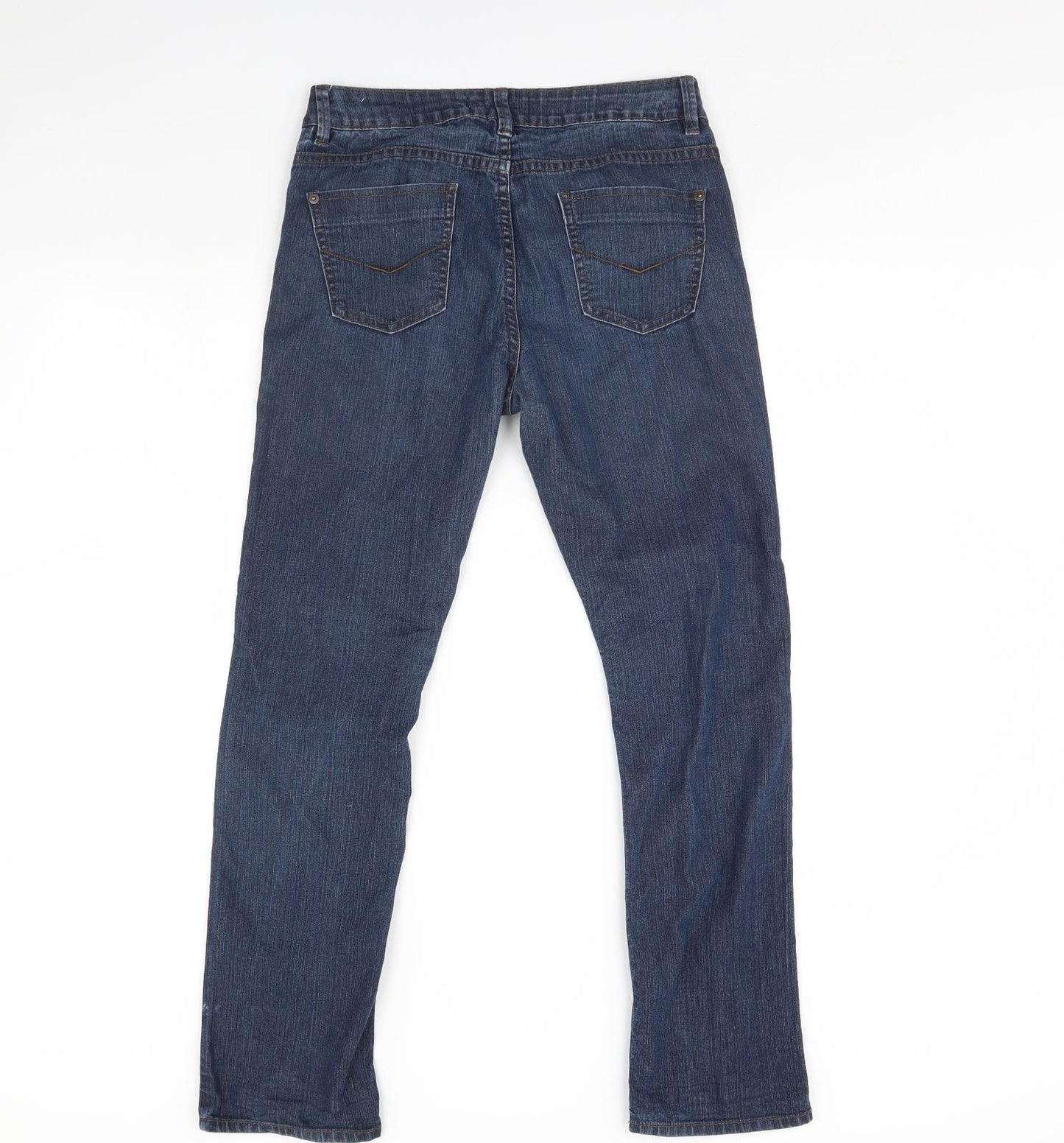 George Womens Blue  Denim Straight Jeans Size 10 L28 in