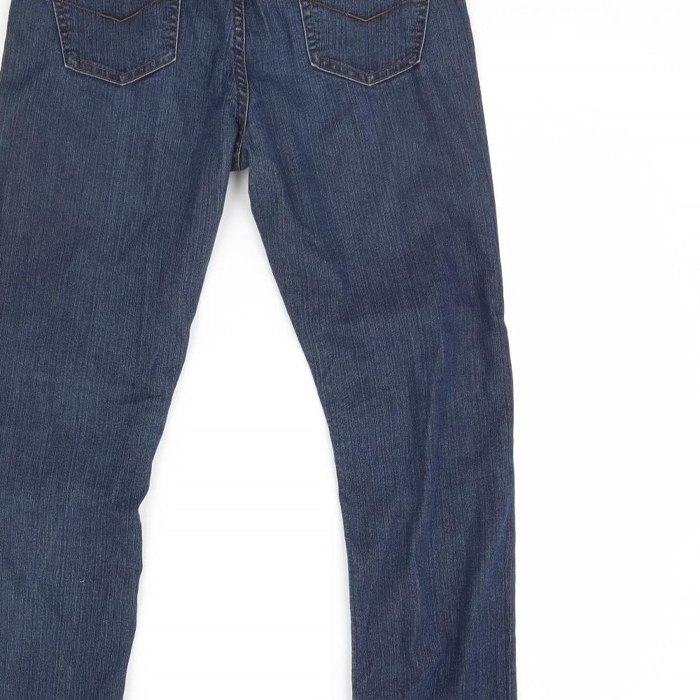 George Womens Blue  Denim Straight Jeans Size 10 L28 in