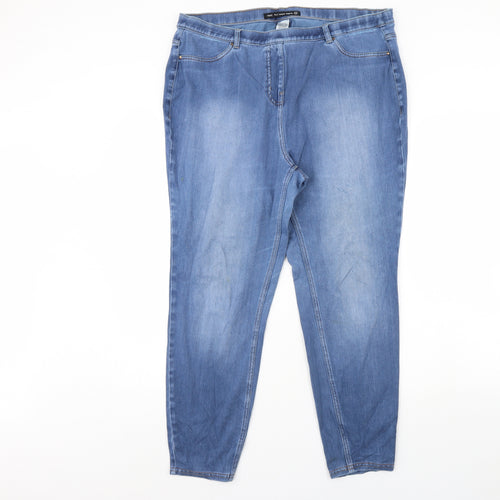NEXT Womens Blue  Denim Jegging Jeans Size 18 L29 in