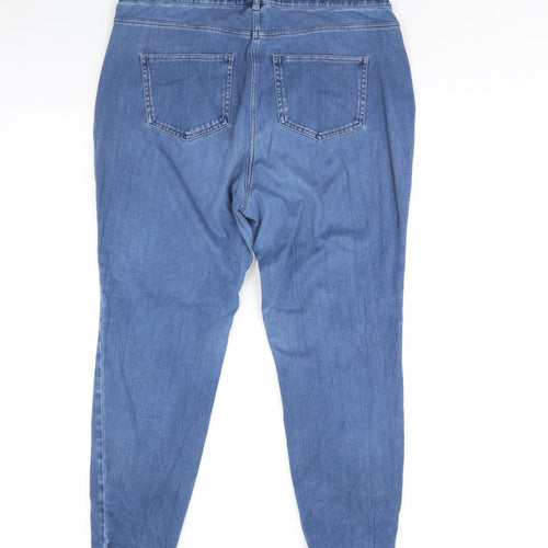 NEXT Womens Blue  Denim Jegging Jeans Size 18 L29 in