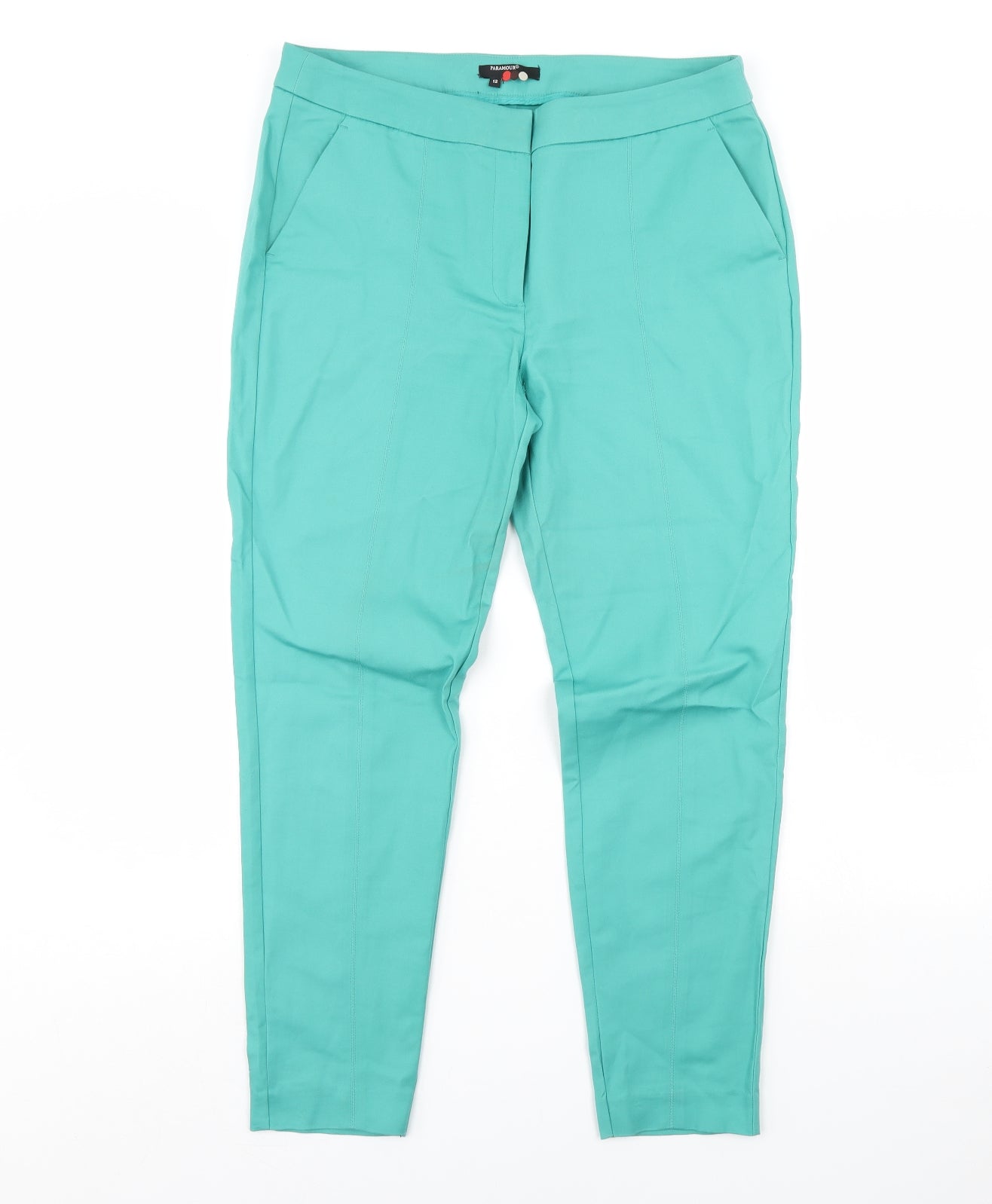 Paramour Womens Green   Trousers  Size 12 L29 in