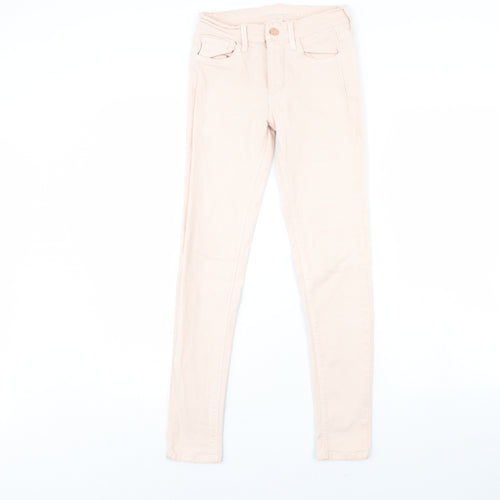 FC Jeans Womens Pink  Denim Skinny Jeans Size 6 L28 in