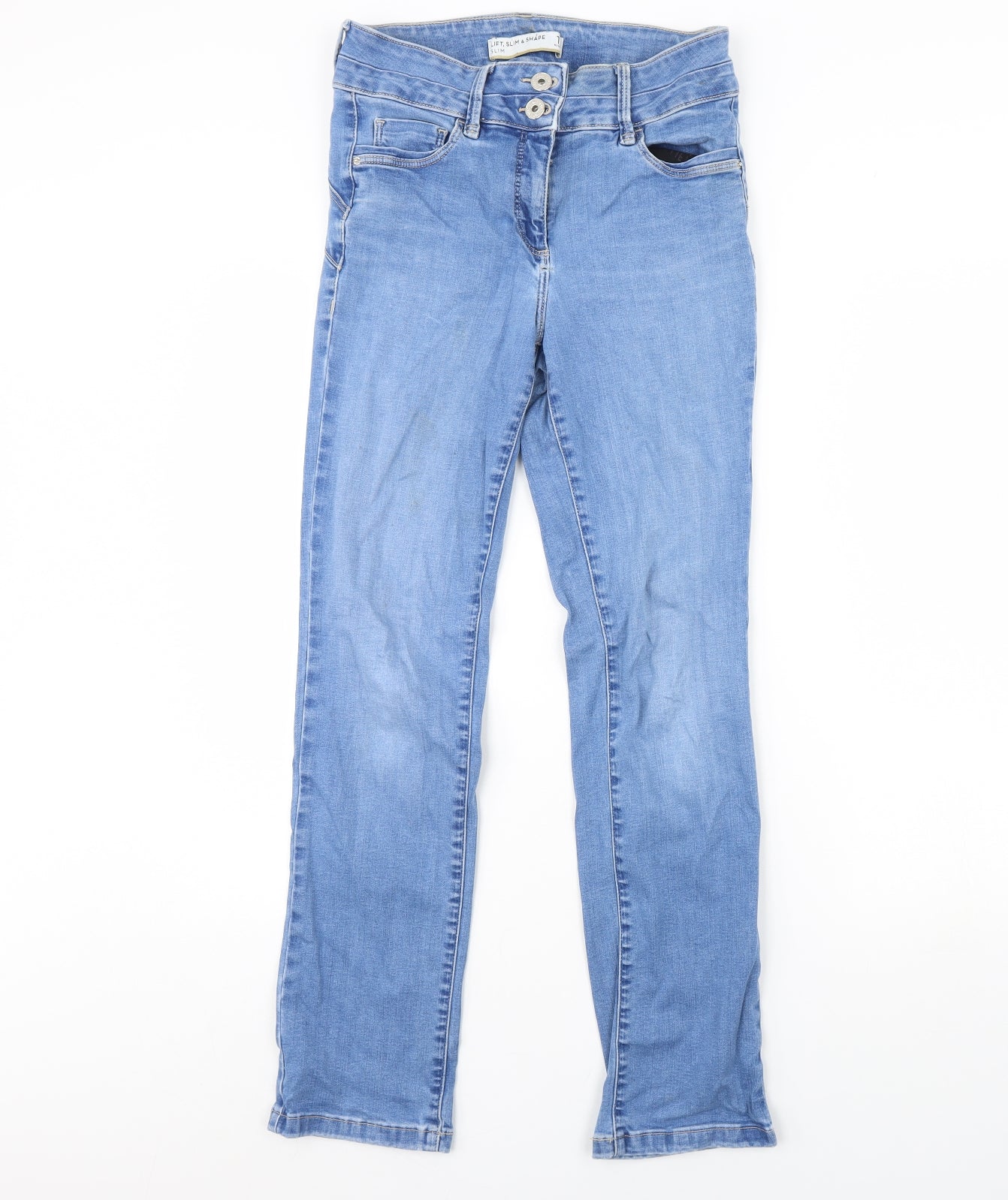 NEXT Womens Blue  Denim Skinny Jeans Size 12 L30 in