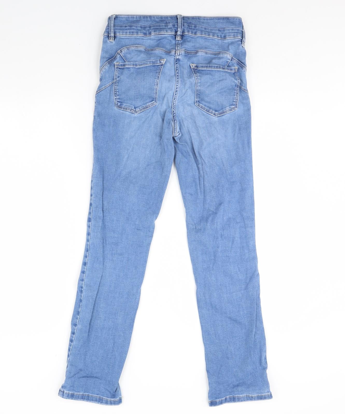 NEXT Womens Blue  Denim Skinny Jeans Size 12 L30 in