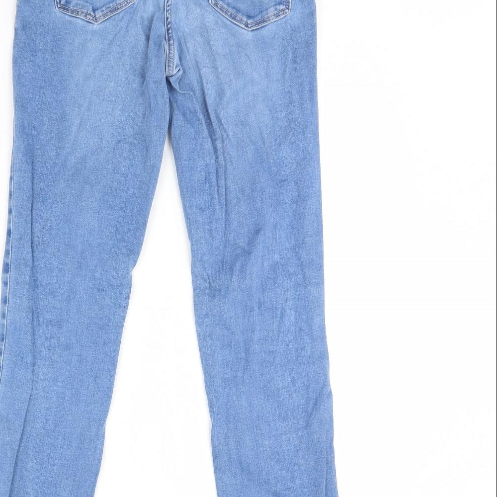 NEXT Womens Blue  Denim Skinny Jeans Size 12 L30 in