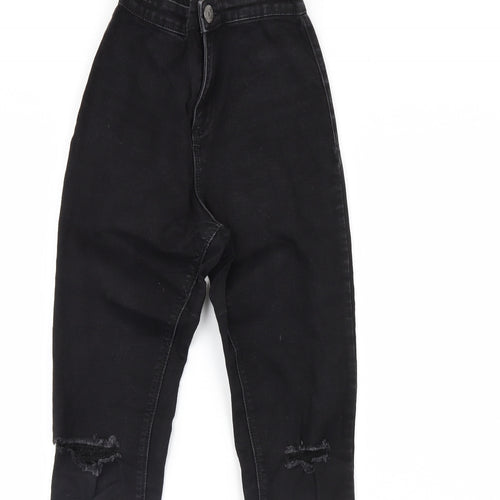 Candy Couture Girls Black  Denim Skinny Jeans Size 13 Years