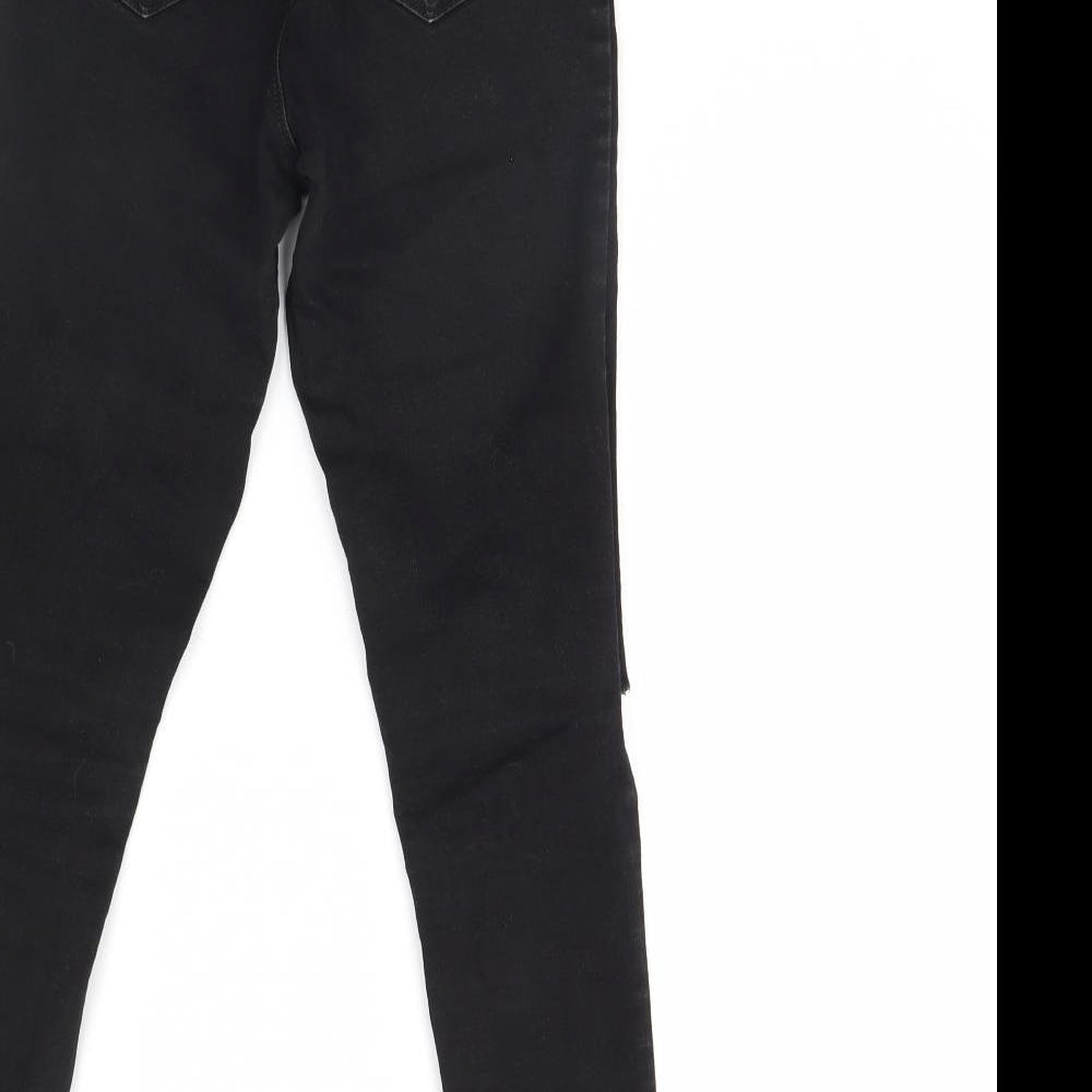 Candy Couture Girls Black  Denim Skinny Jeans Size 13 Years