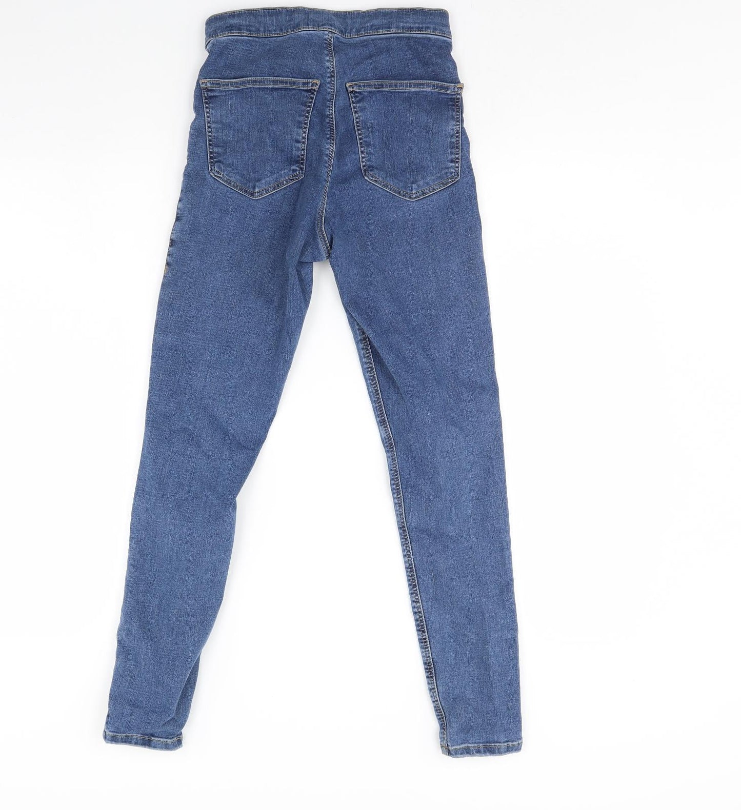 Topshop Womens Blue  Denim Skinny Jeans Size 28 L30 in